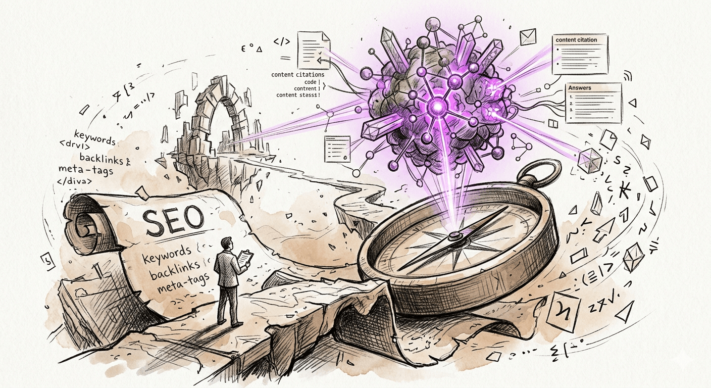 SEO vs GEO: Como fazer seu conteúdo ser citado pelas IAs